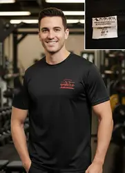 Remera deportiva negra