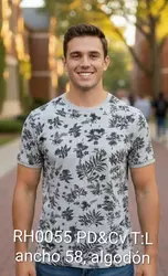 Remera blanca con dibujos