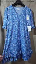 Vestido celeste